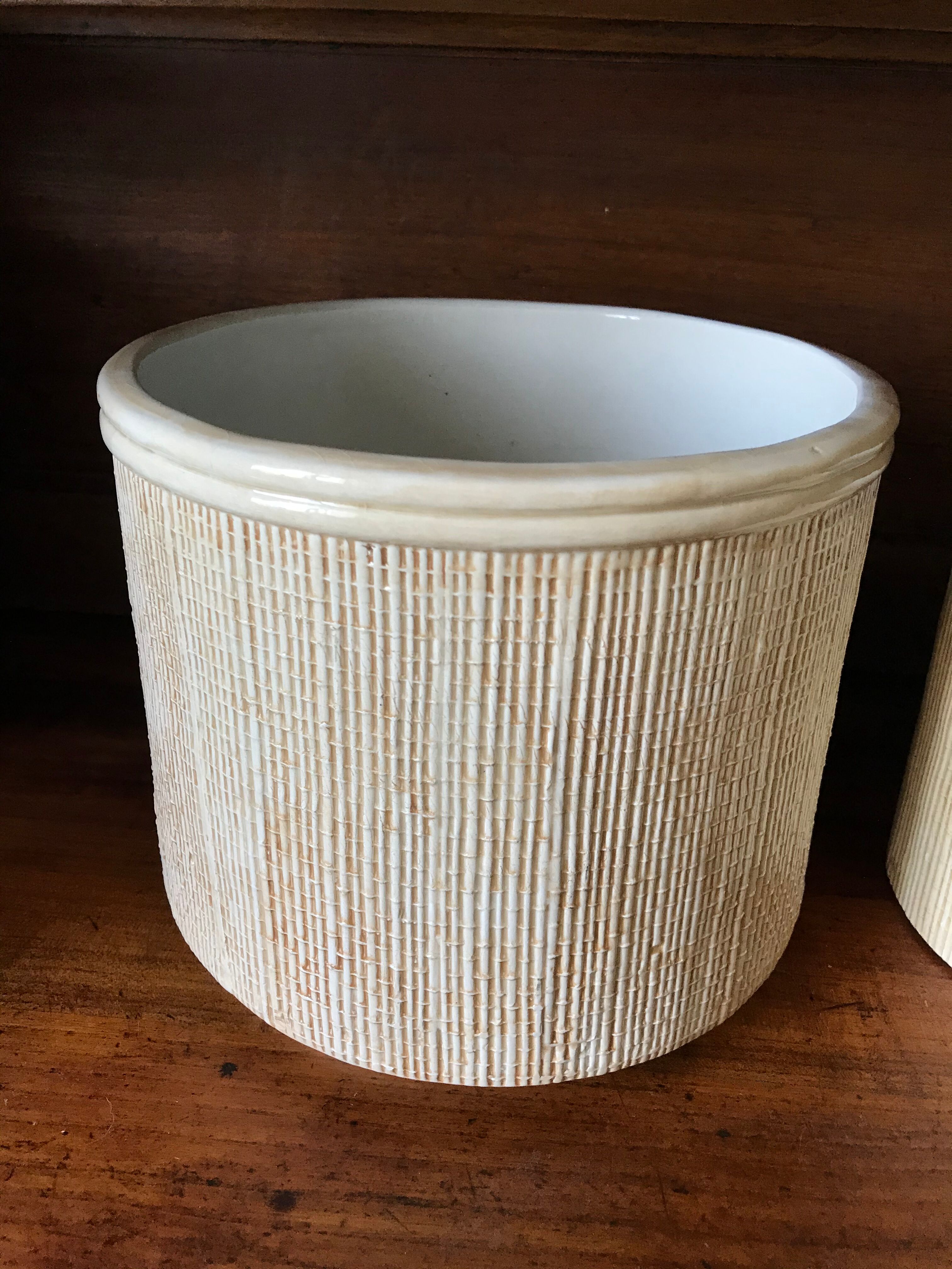 Cache-pots en céramique vintage