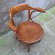 Fauteuil de nourrice en bois courbé début XXème