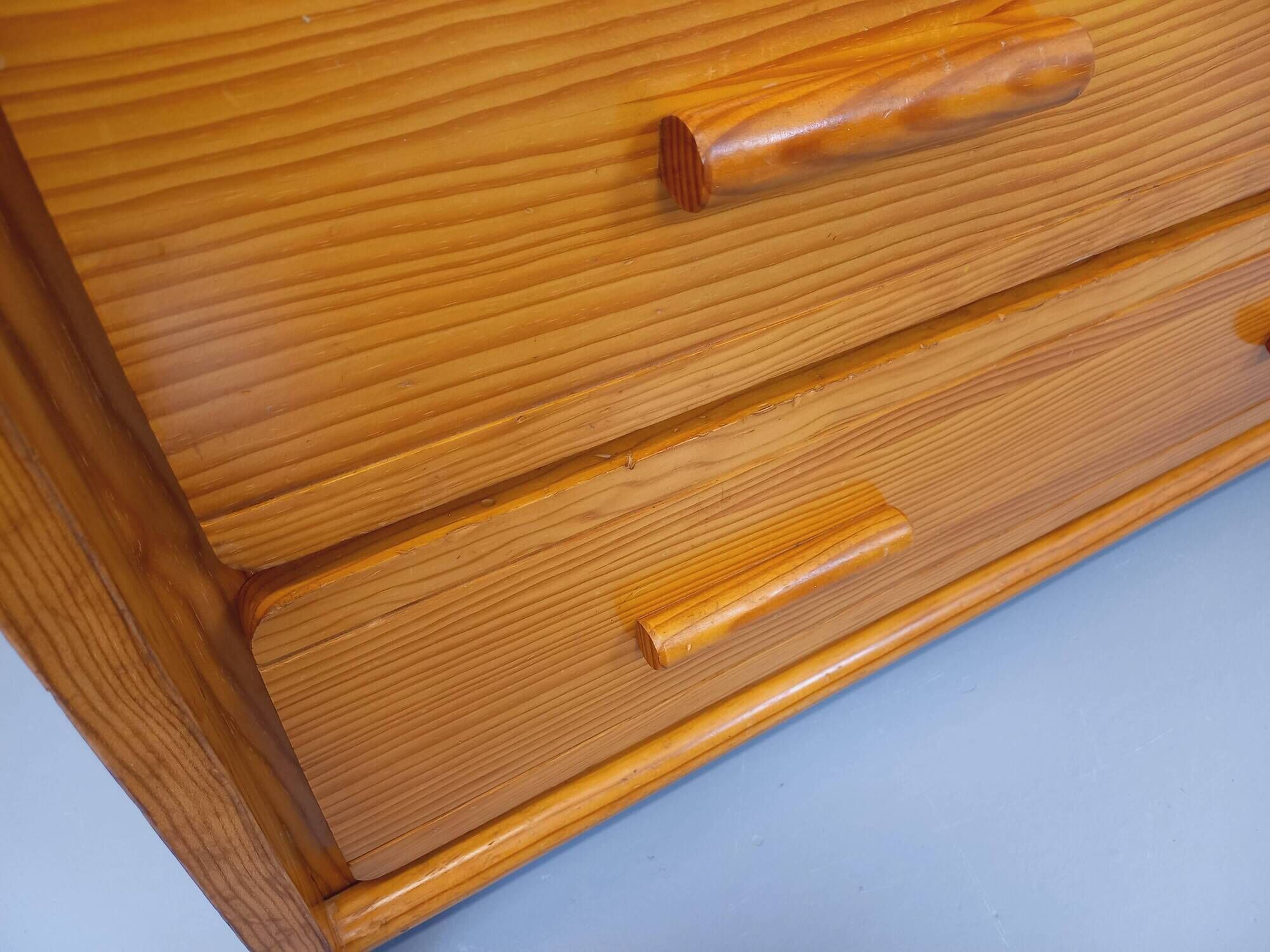Vintage Gautier pine chest of drawers from the 70s 80s