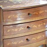 Louis XV bedside table in marquetry