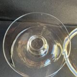 Large covered compote bowl – plain blown crystal