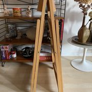 Duo of Italian chairs wood and cannage of the 60s
