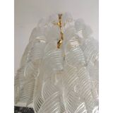 Lustre italien en verre de Murano