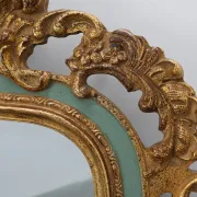 Florentine Style Gilt Mirror with Acanthus Scrolls, Italy, 20th Century