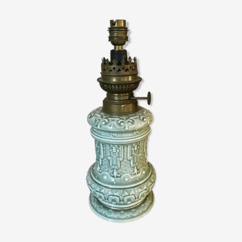 Pied de lampe en céramique début XIXème