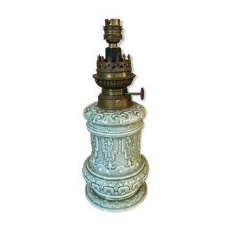 Pied de lampe en céramique début XIXème