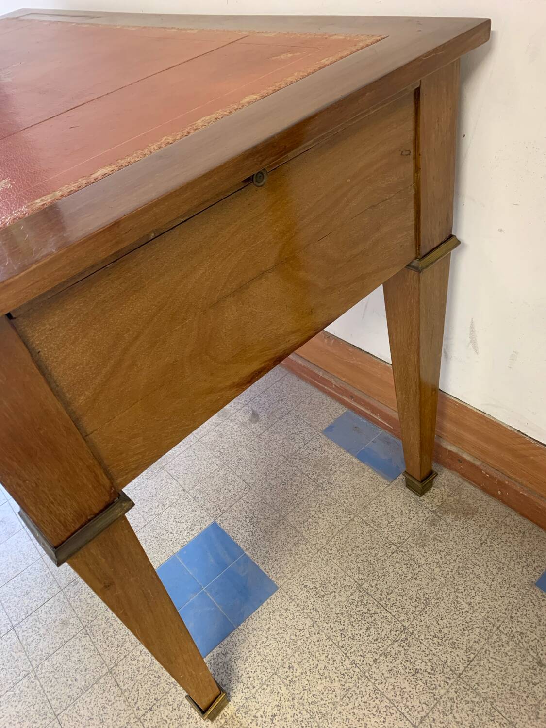 Louis XVI style mahogany desk