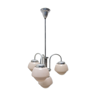 Art Deco three-armed chandelier, 1930