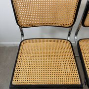 Pair of Marcel Breuer Cesca chairs made in Italy.