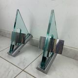 Vintage set Icaro wall lamps Carlo Forcolini Artemide