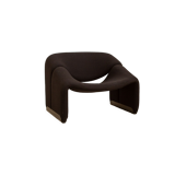 Groovy F598 armchair black by Pierre Paulin for Artifort 70's