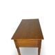 Italian pine wood centre writing desk from the 1960s, a reproduction o
