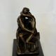 The Kiss Bronze Sculpture, Rodin Statue Reproduction, French Sculpture