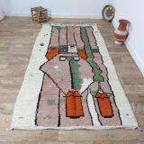 Handmade wool Berber rug 272 X 148 CM