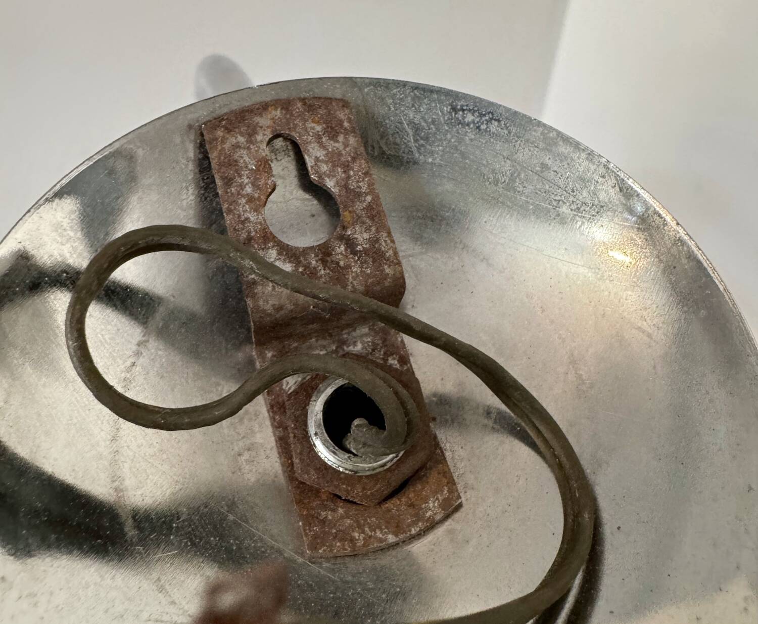 Chrome and ribbed glass wall lights from the 60s (X2)