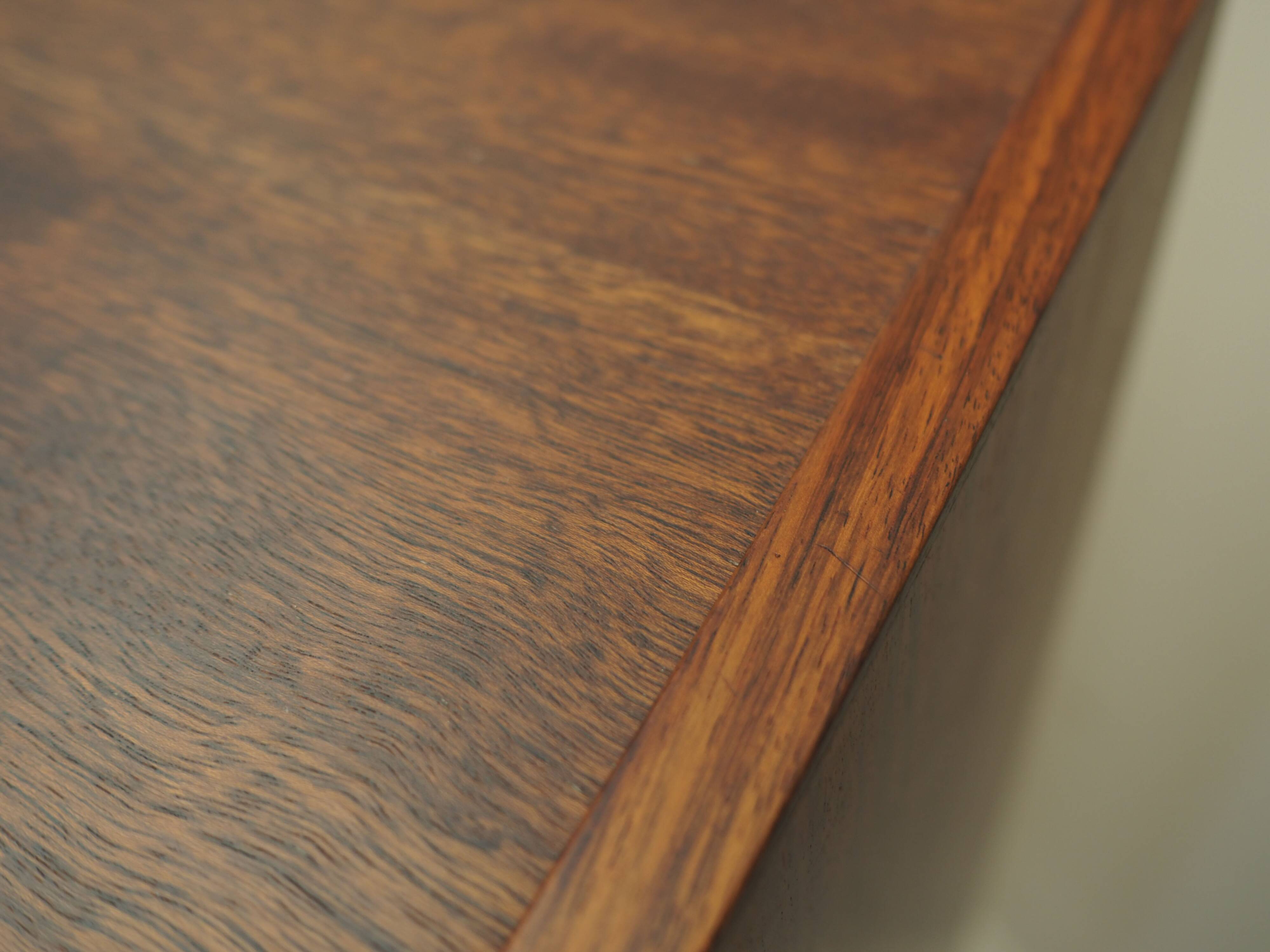 Mahogany showcase, Danish design, 1970s, production: Denmark