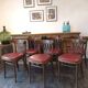 6 vintage bistro chairs