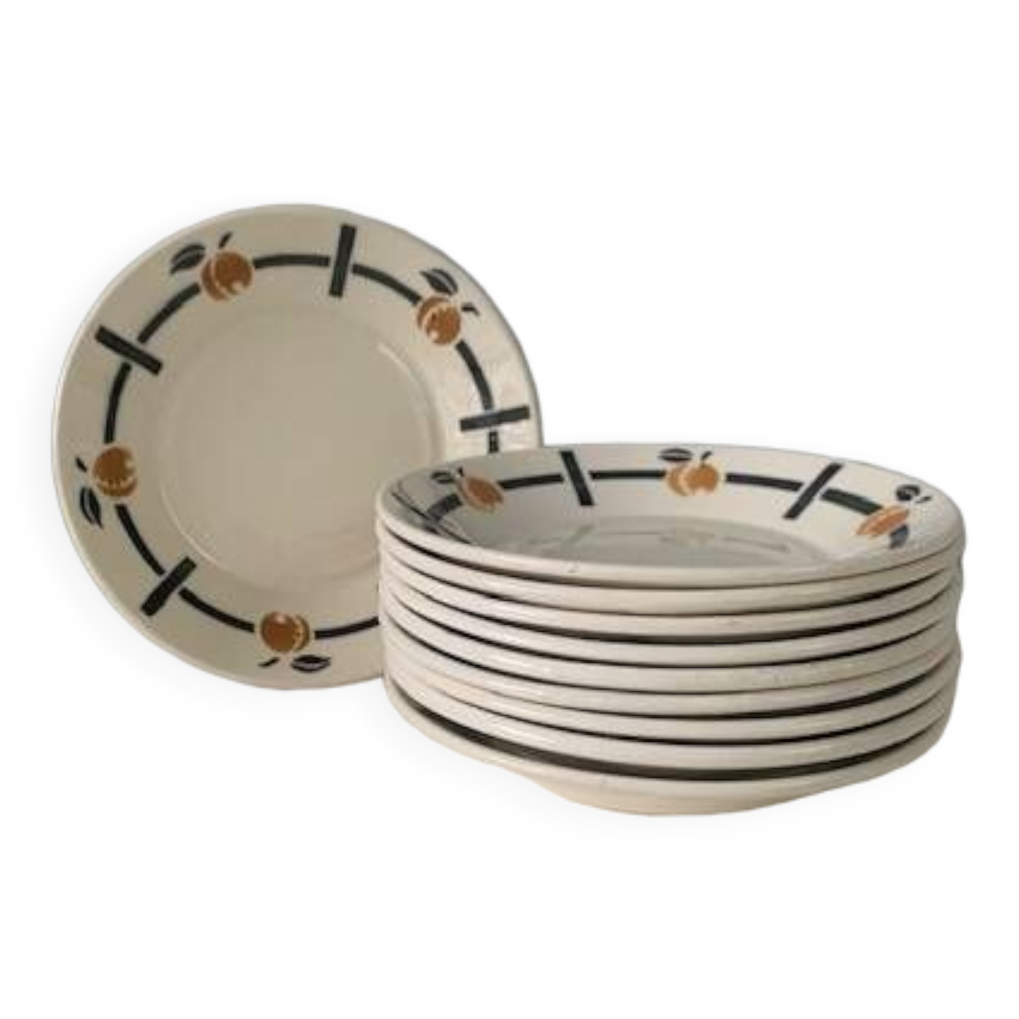 Badonviller dessert plates
