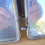 Vintage Barber Triptych Mirror