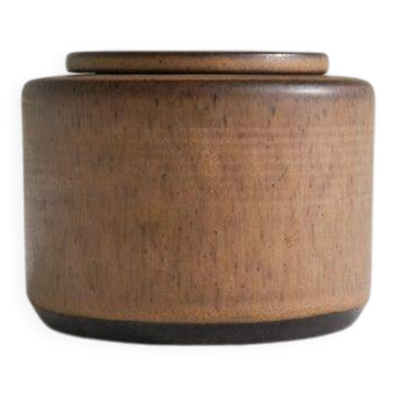 Meindert Zaalberg Studio Pottery 'Stop' box with lid 1962