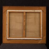 American abstract painting signed by Robert Jay Wolff 20th century