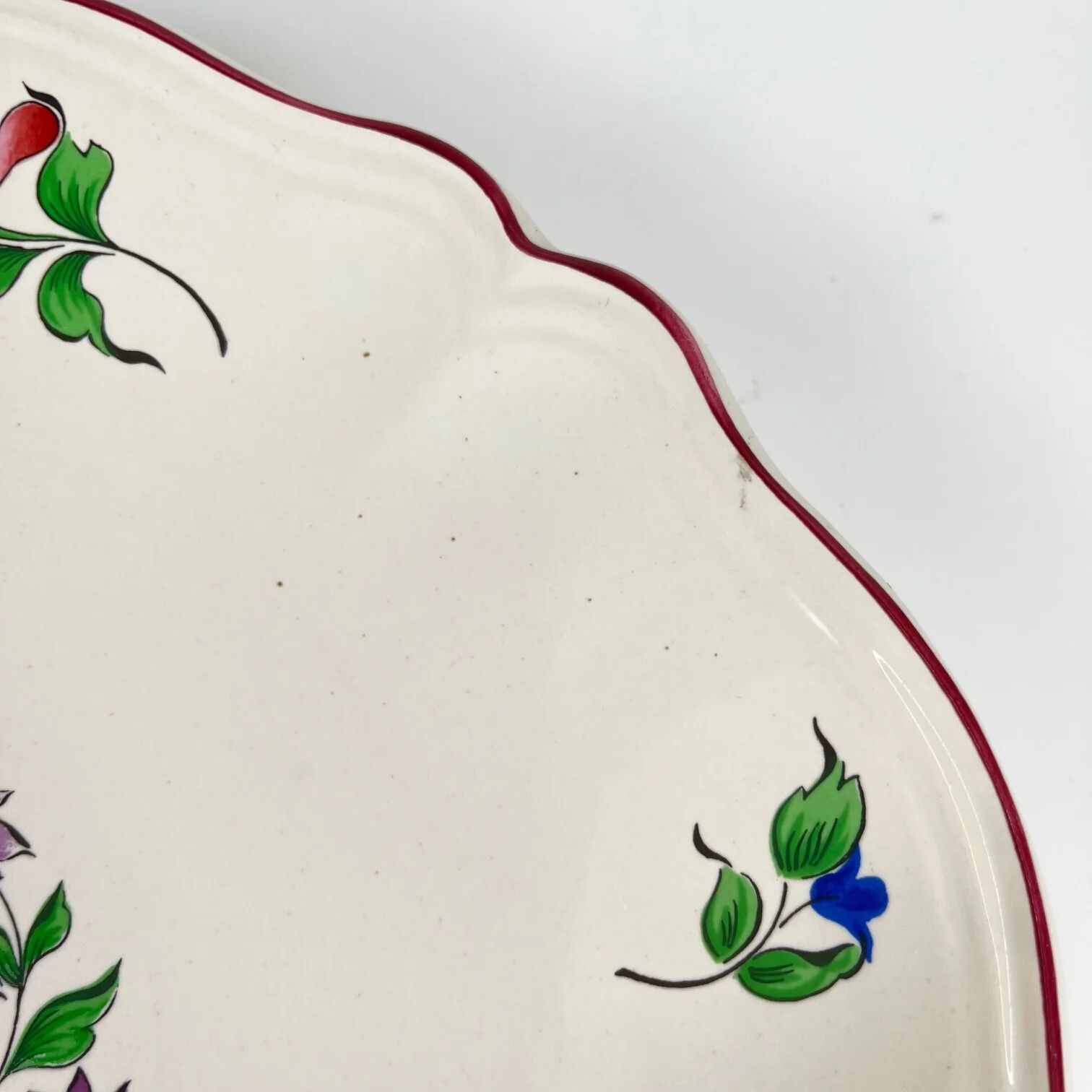 Fluted plate model Réverbère by KG Lunéville