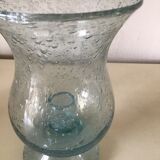 Bubble glass photophore blows to the mouth of the Biot house