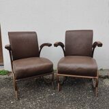 Le Triomphe bridge armchair by Charles Siclis