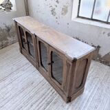 Enfilade display cabinet, solid oak, 1920.