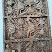 Old loft door Sénoufo – Ivory Coast – carved wood