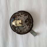 Small half-spherical wall and ceiling light 15 cm opaline glass