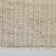 Tapis kilim de couloir en jute beige et marron