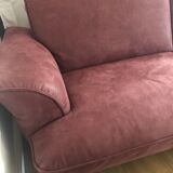 Plum corner sofa