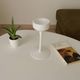 Vintage Scandinavian Ikea candlestick in Opaline.