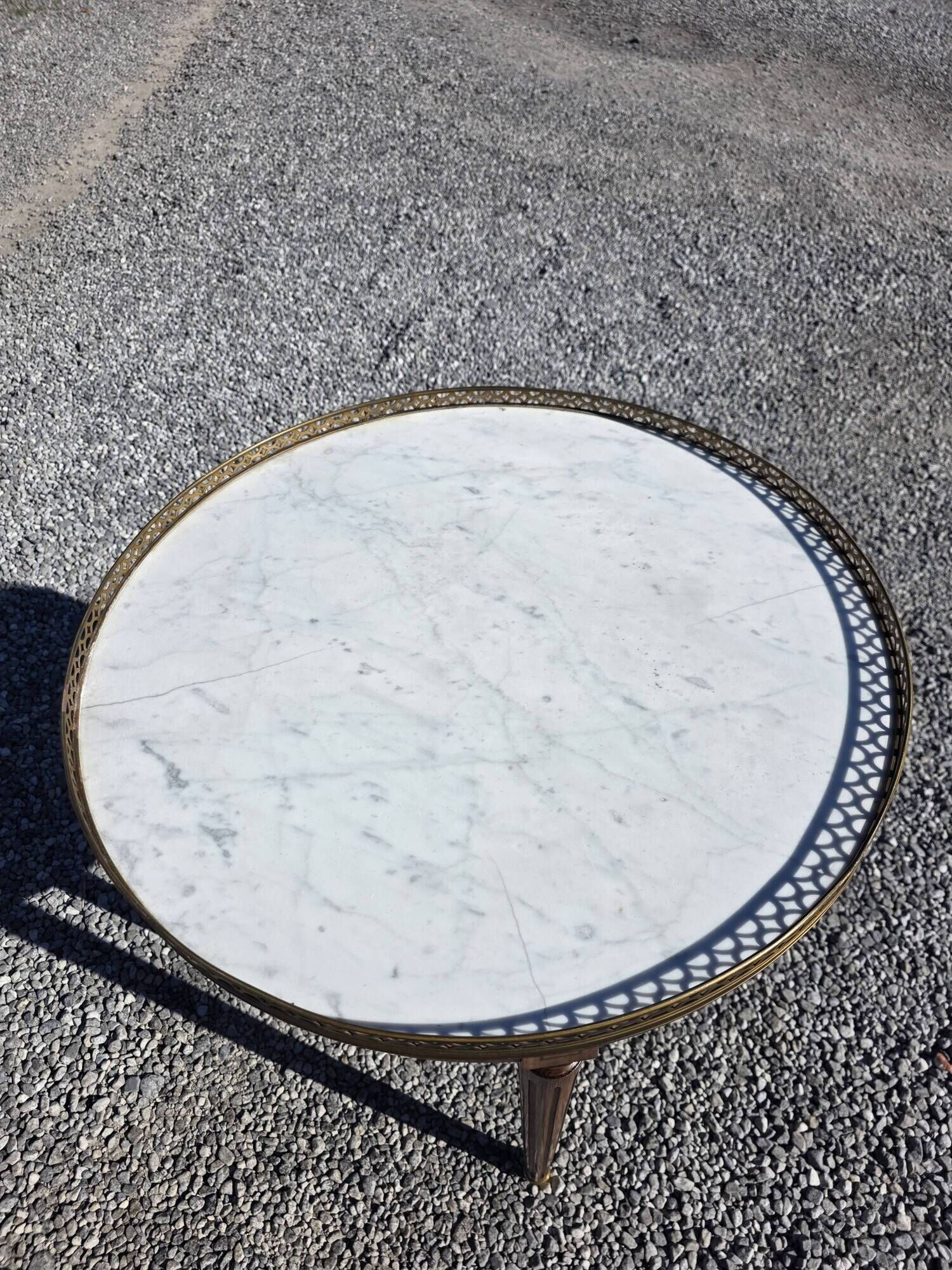 Louis XVI style bouillotte table in mahogany