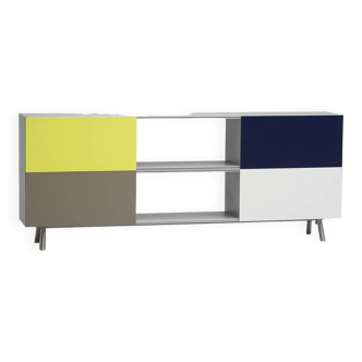 Decorative aluminium sideboard model Kast by Maarten Van Severen for Vitra 2005