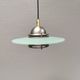 Hanging lamp in metal and painted glass by Swedish Belid, estimated 1980-90s