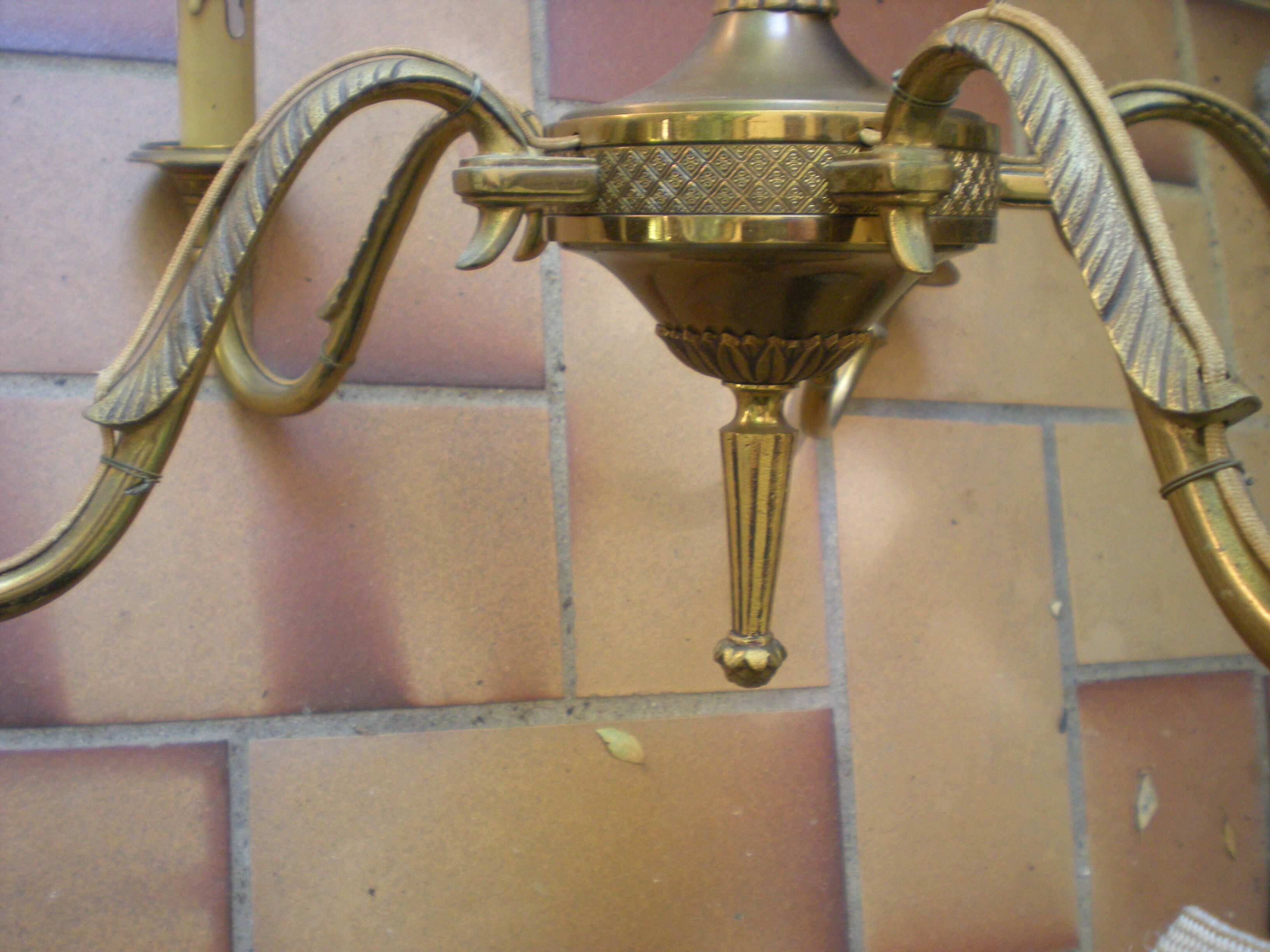 Lustre art deco-5 branches