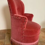 Paire de fauteuils crapaud