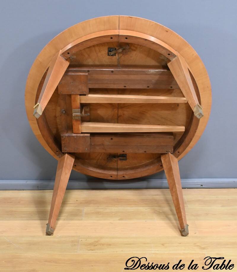 Table for 4 to 10 people in cherry wood – 1950
