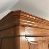 Armoire de chambre à coucher en chêne massif