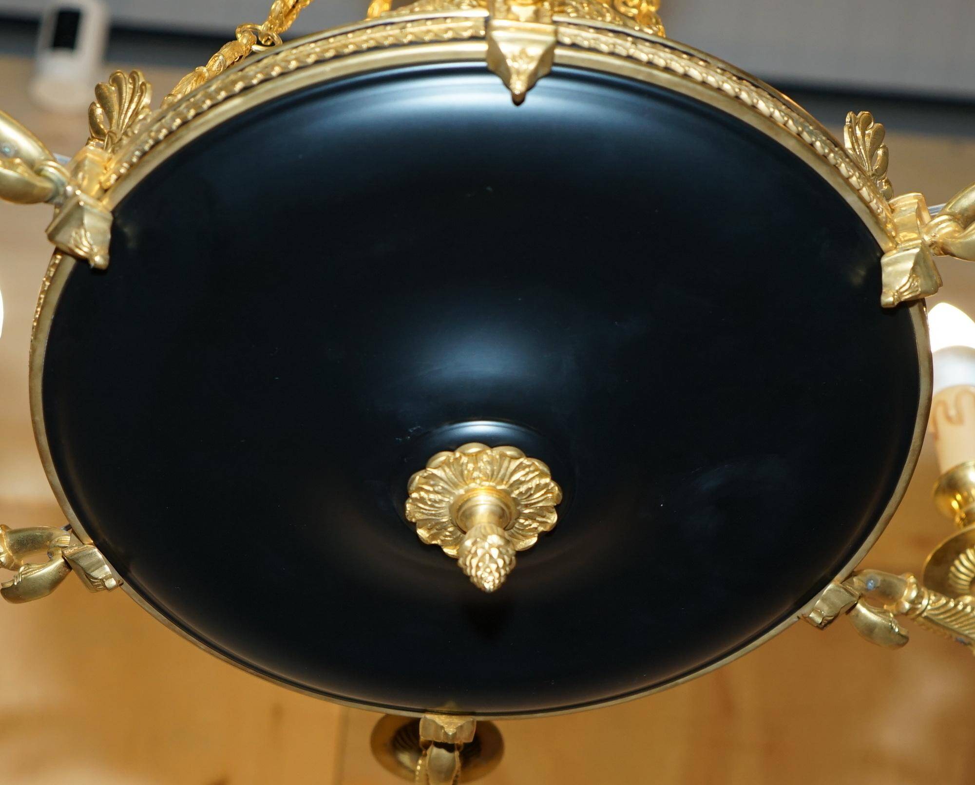 24-carat gold-plated bronze chandeliers L'Originale Italy