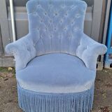 Napoleon III tufted armchair