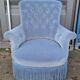 Fauteuil crapaud à capiton Napoléon III
