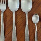 SFAM silver metal serving set for 2