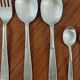 SFAM silver metal serving set for 2