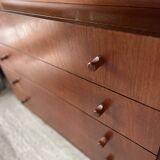 Bookcase, teak chest of drawers, 1960