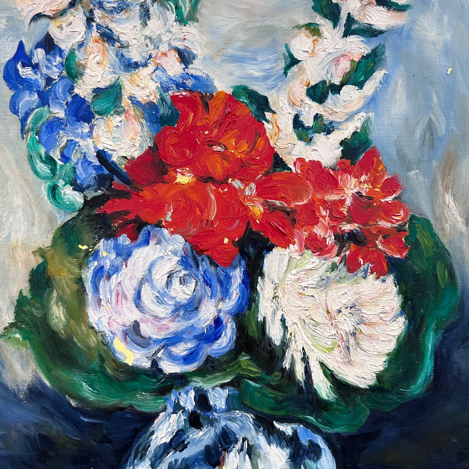 Impressionist painting The Bouquet