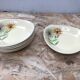 Set of 7 antique St. Clement Sirius pattern ceramic plates