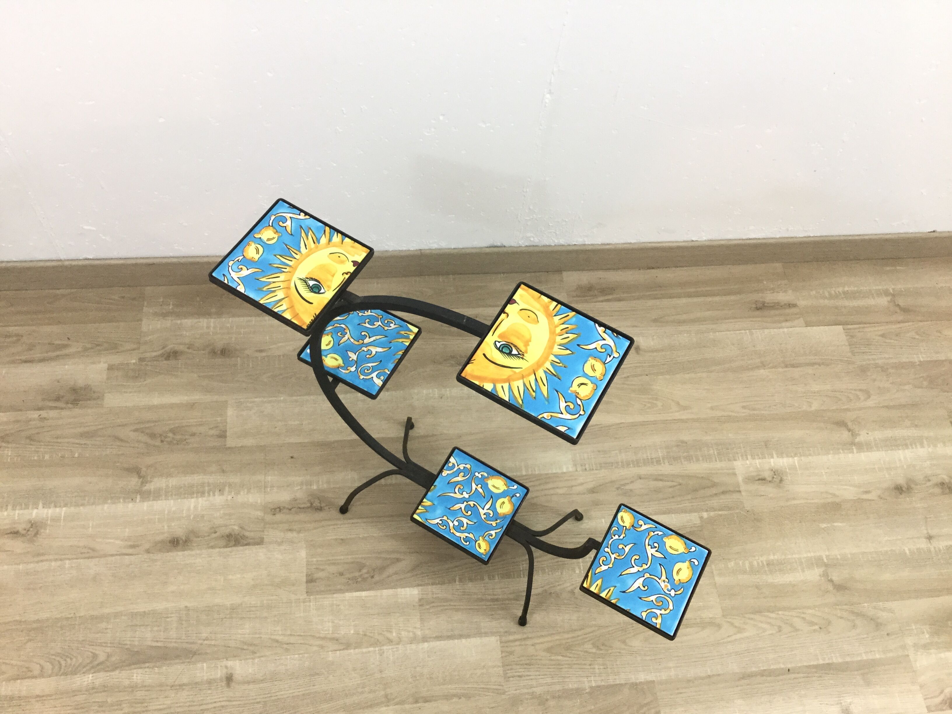 Vintage metal plant holder